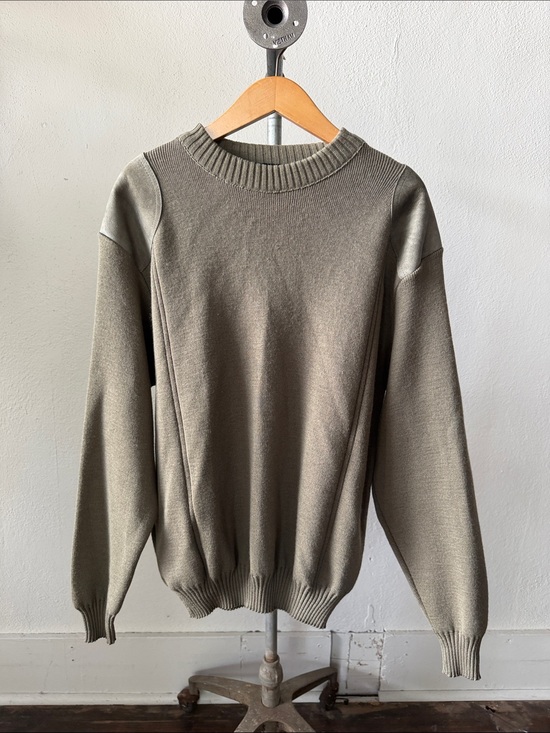 Barbour Other - Barbour Knit and Suede Sweater Size Large